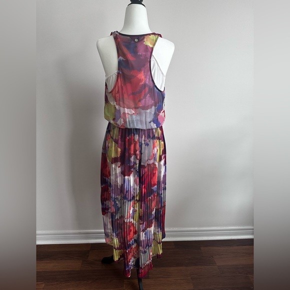 Guess Watercolours High Low Dress size M - Picture 4 of 6